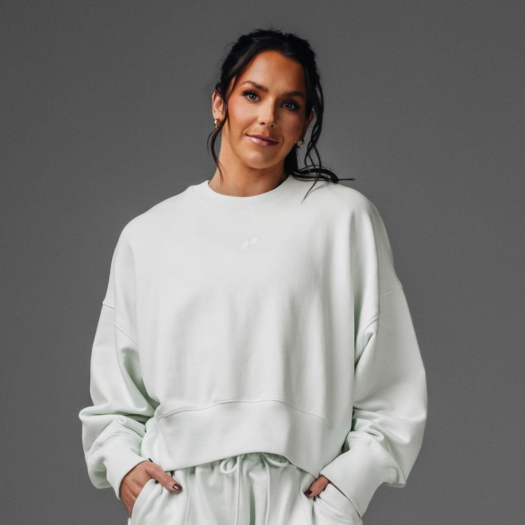 Classic Cropped Crew Sweatshirt