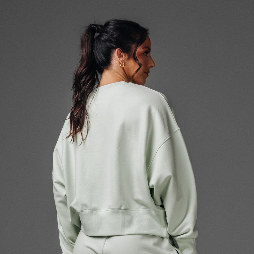 Classic Cropped Crew Sweatshirt